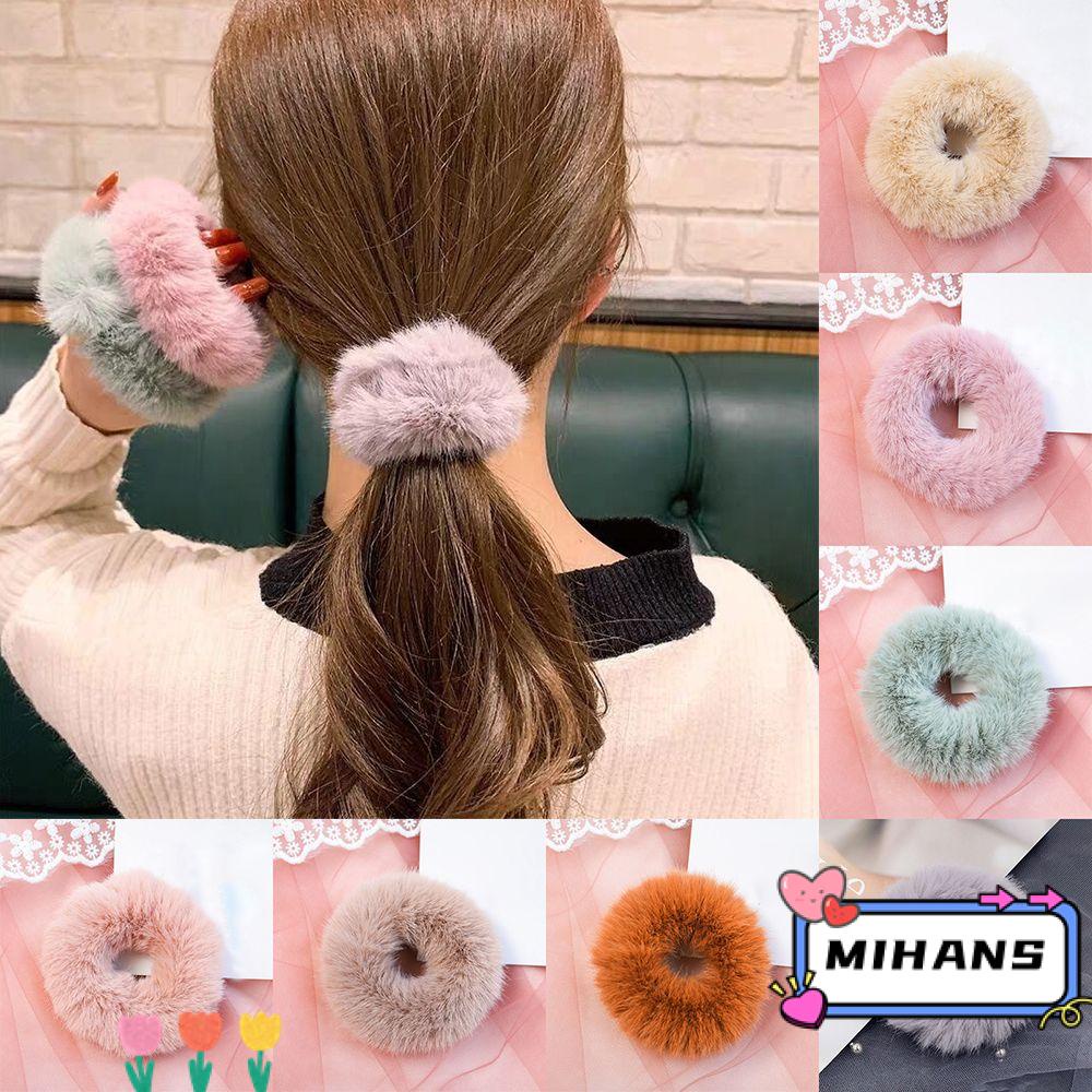 Dây Cột Tóc Đuôi Ngựa Bằng Lông Giả Hình Thỏ