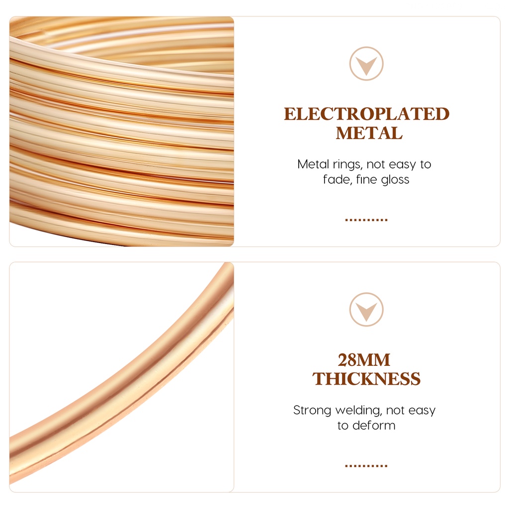 Bộ 10 Vòng Kim Loại Tự Làm Dreamcatcher