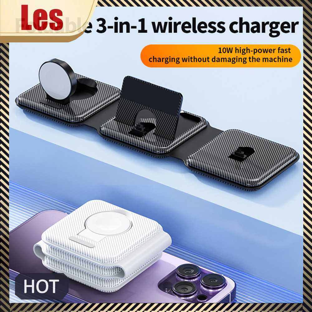 Giá Đỡ SạC Từ TíNh 3 Trong 1 Cho Tai Nghe / ĐồNg Hồ Appie / lphone