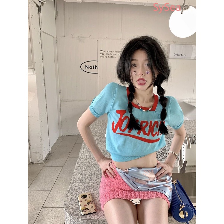 Áo Dệt Kim Cổ Vuông Thiết Kế Quyến Rũ Cho Nữ