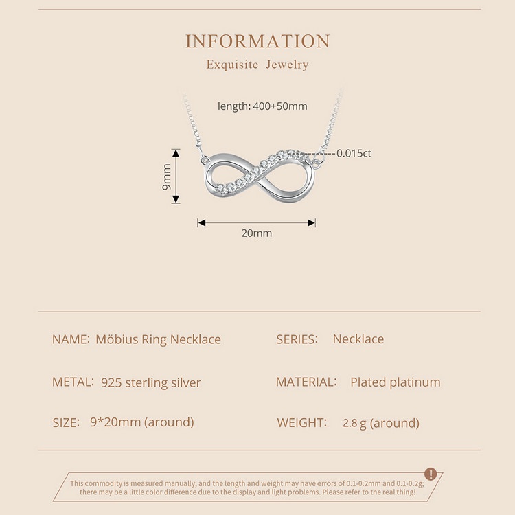 Vòng cổ Bamoer Bạc 925 100% Kim Cương Thời Trang