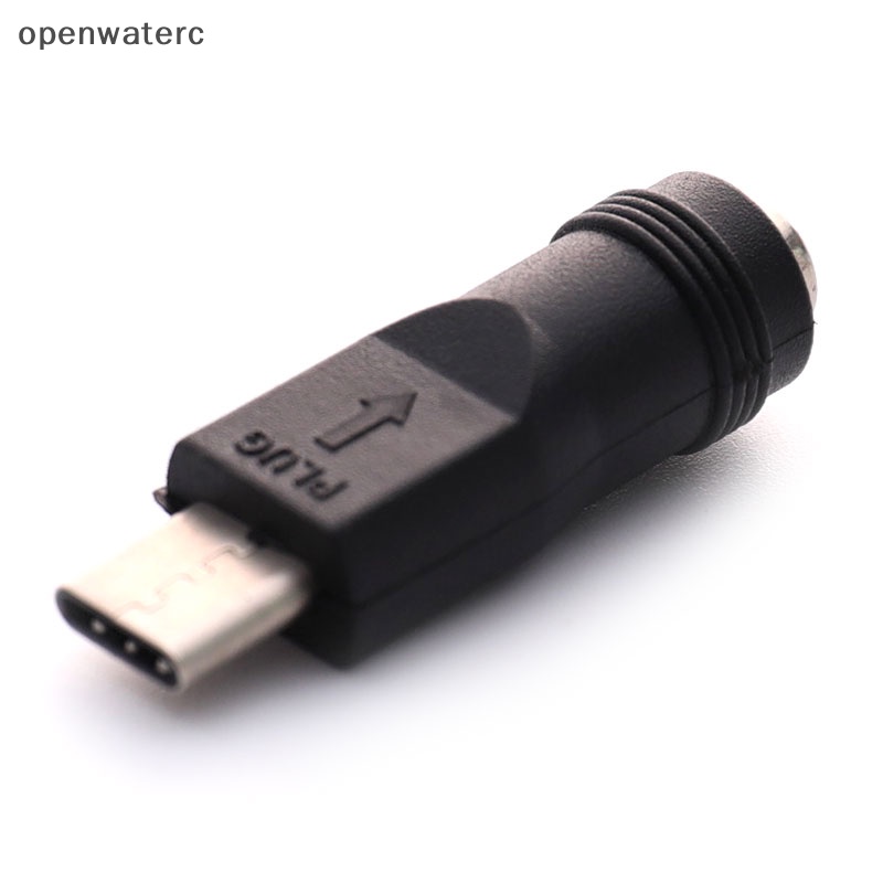 Đầu Nối Chuyển Đổi Nguồn Điện DC 5.5x2.1mm Female Sang USB Type C Male vn