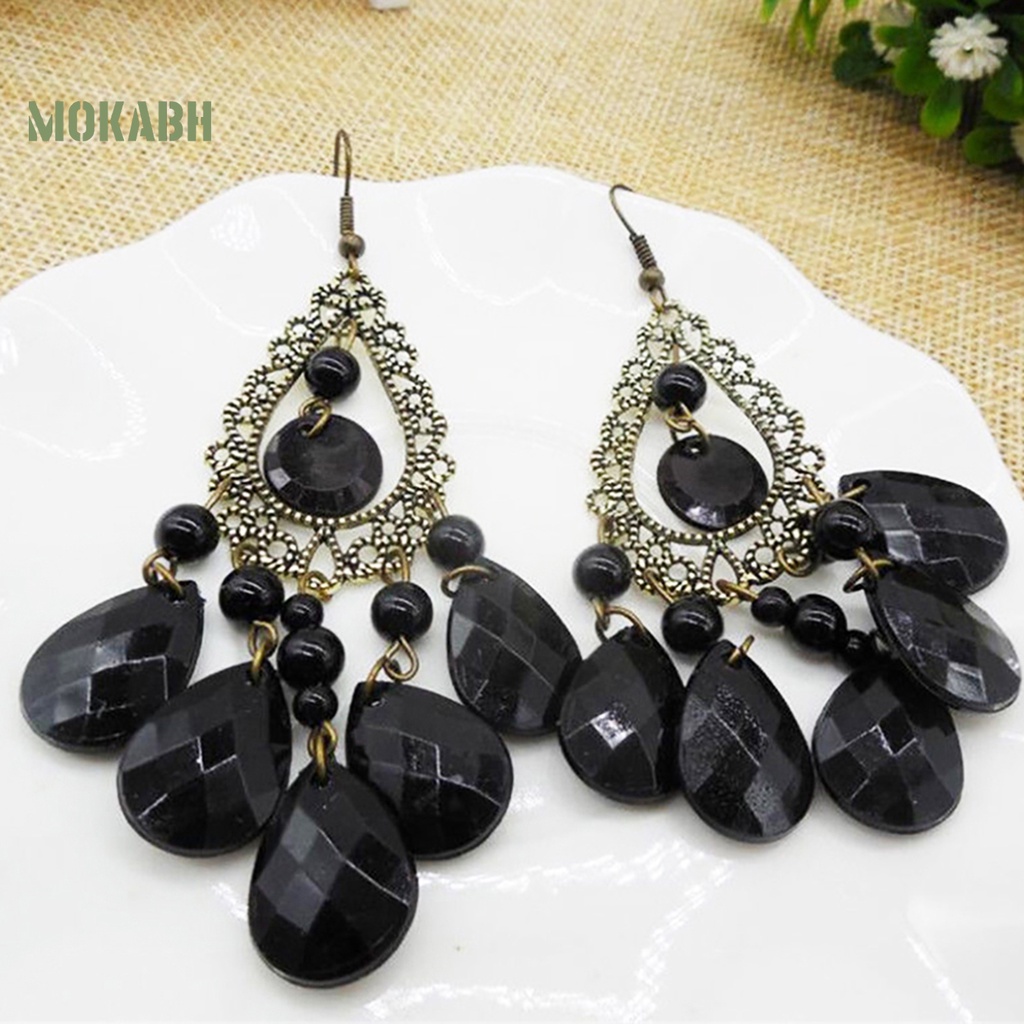 1 Đôi Bông Tai Hình Giọt Nước Rỗng Sáng Tinh Tế Cho Cuộc Sống Hàng Ngày