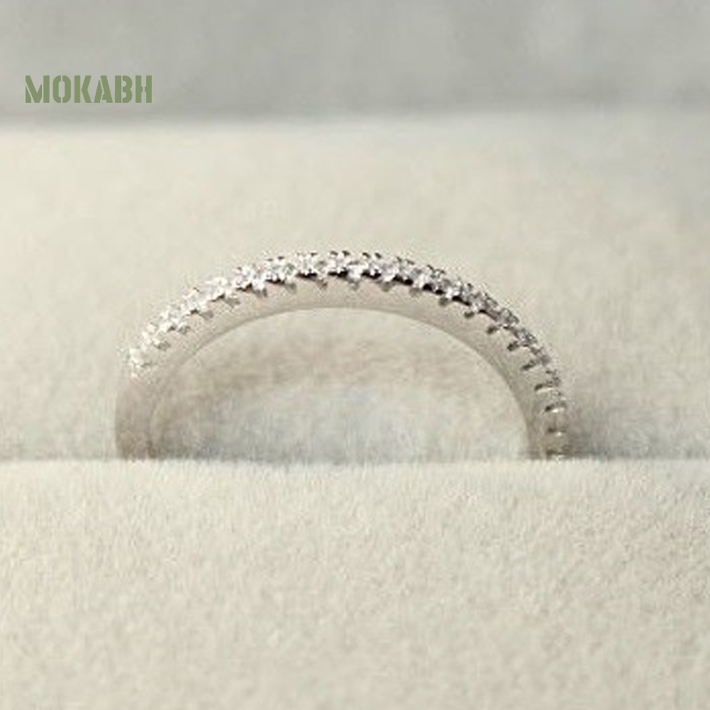 Nhẫn Đính Hôn Bạc 925 Đính Đá Thời Trang Cho Nữ