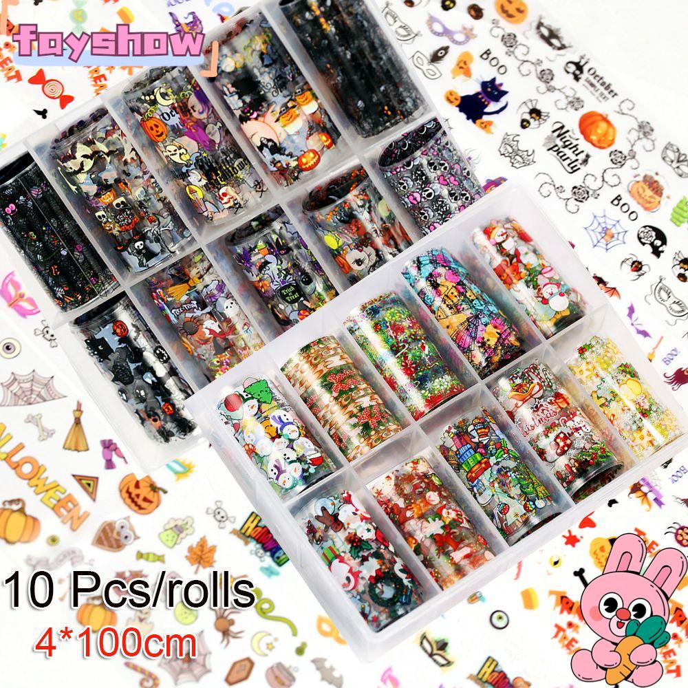 Set 10 Sticker Họa Tiết Bầu Trời Sao 3D Chuyên Dụng Trang Trí Móng Nghệ Thuật