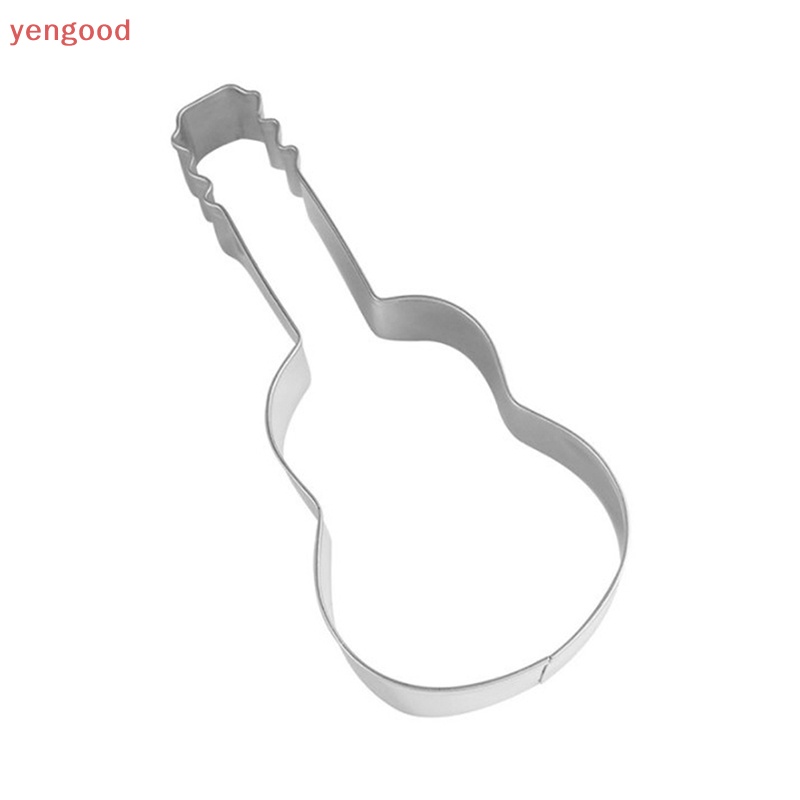 Khuôn Làm Bánh Quy Hình Đàn Ghita Bằng Thép Không Gỉ