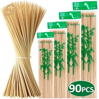 Set 90 xiên tre nướng thịt bbq dùng một lần tiện dụng