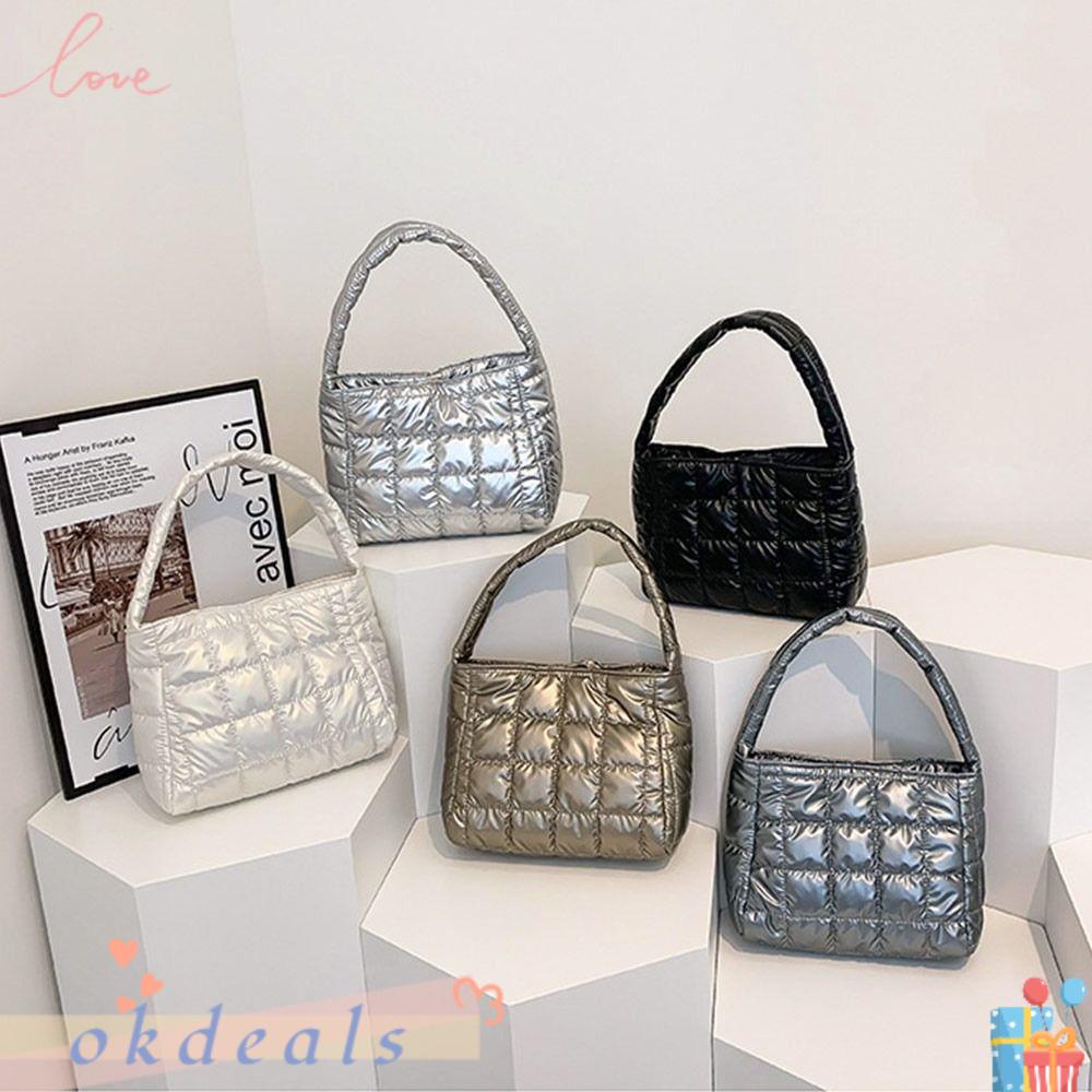 Túi Xách Cotton Họa Tiết Sọc Caro Phong Cách Boho