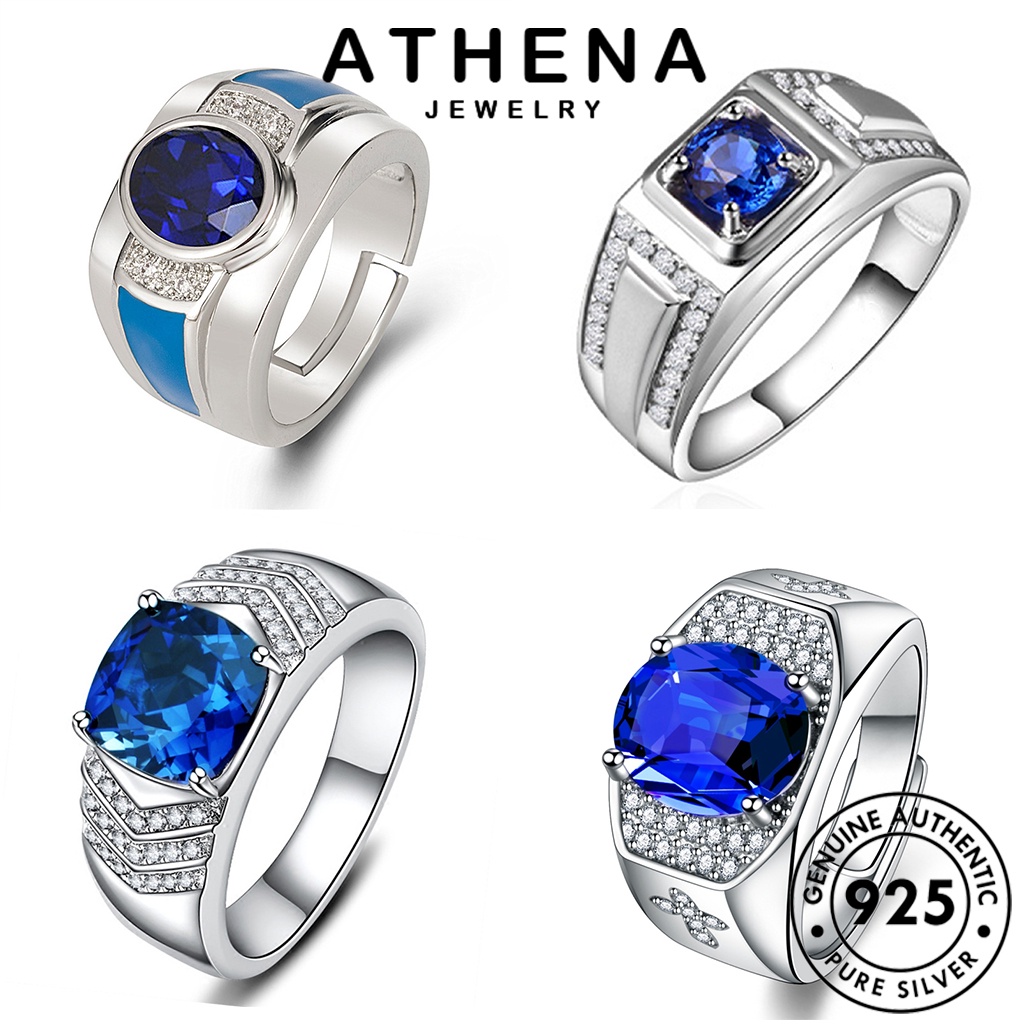 Nhẫn Nam Mạ Bạc 925 Đính Đá Ngọc Lục Bảo M088