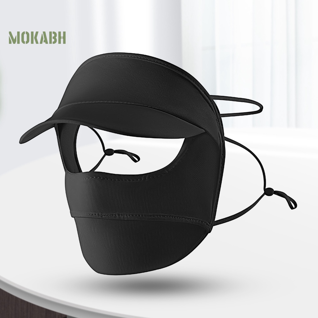 Khẩu Trang Chống Nắng Bảo Vệ Tai Xoay 360 Độ Bằng Lụa Lạnh