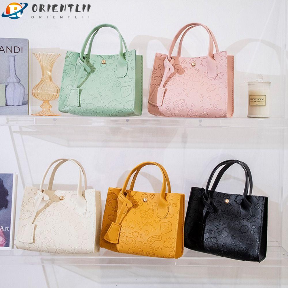 Túi Xách Da PU Màu Trơn Thời Trang Cho Nữ