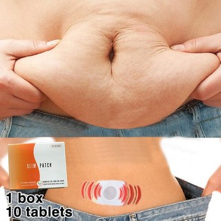 30 cái / 10 cái detox giảm béo thảo dược miếng dán thuốc giảm cân bụng slim patch