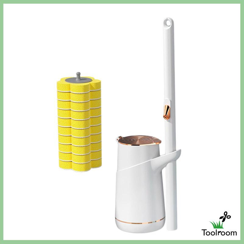 Set 10 Cọ Chà Bồn Cầu Dùng Một Lần Màu Xanh Dương