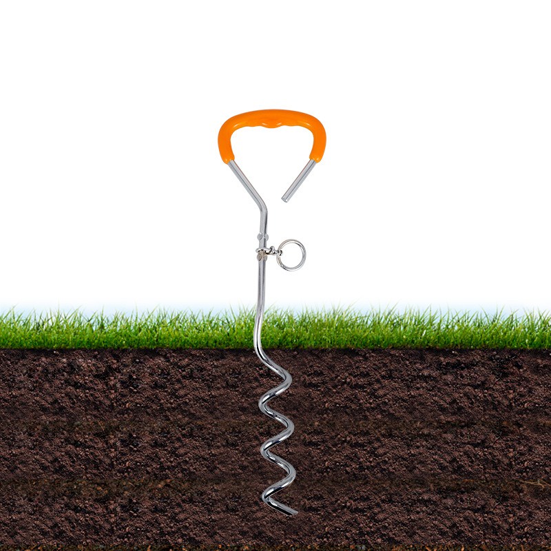 Dây Buộc Thú Cưng Bằng Thép Không Gỉ Tiện Dụng Cho Sân Vườn / Cắm Trại