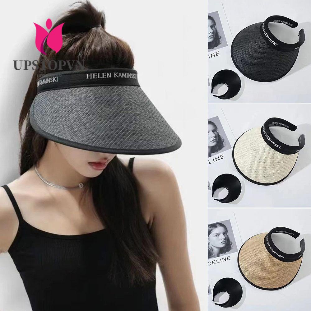 Mũ Cói Chống Nắng / Tia UV Hở Chóp Thời Trang Đi Biển