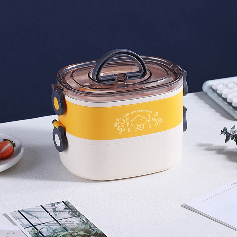 Hộp cơm Bằng Nhựa Có Thể Hấp Thụ Được Kiểu Dáng Dễ Thương