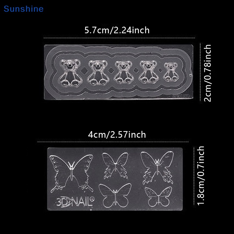 Khuôn Dập Móng Tay 3D Bằng Silicon Chất Lượng Cao