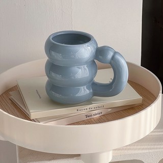 Cốc uống nước bằng sứ màu macaron dễ thương cho cặp đôi