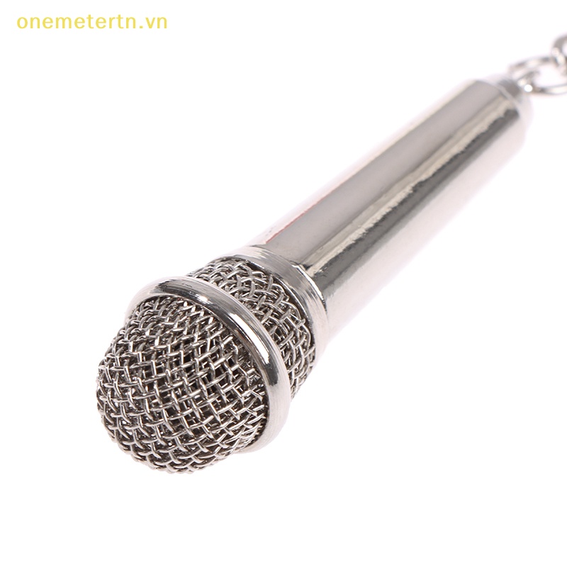 Onemetertn Móc Khóa Mô Phỏng Hình Micro Sáng Tạo Cho Túi Xách / Xe Hơi VN