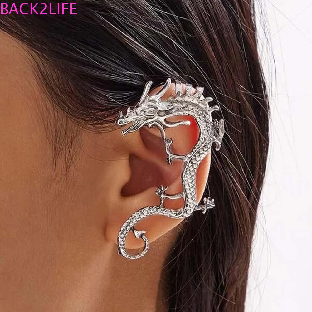 Bông Tai Hình Rồng Bằng Hợp Kim Thời Trang Cho Nam Và Nữ BACK2LIFE