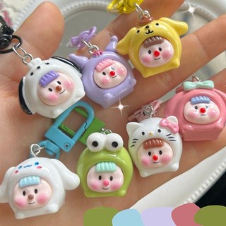 Móc khóa hình mặt em bé sanrio dễ thương