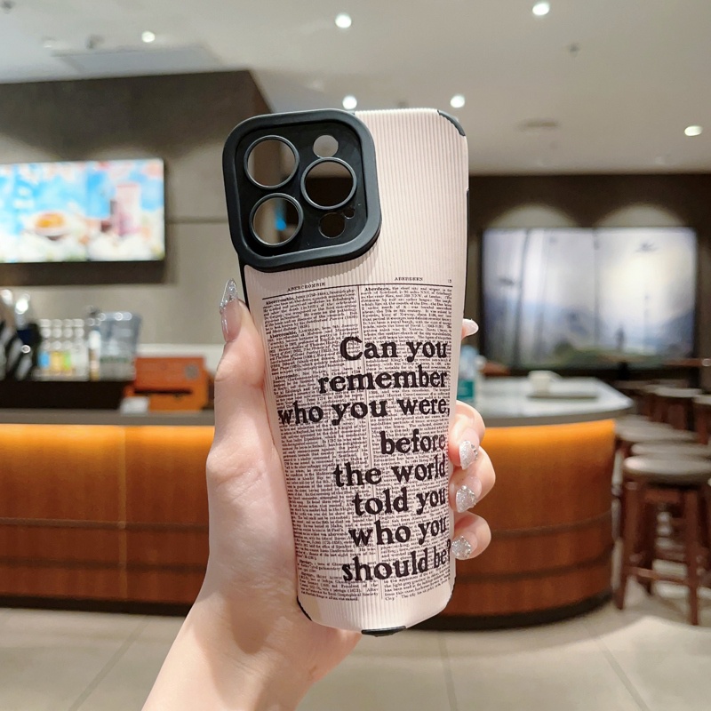 Ốp Điện Thoại TPU Mềm Kết Cấu Da Chống Trượt Chống Sốc Cho iPhone 14 Pro Max 13 12 11 Pro X XS XR 7 8 Plus SE Sự Bảo Vệ