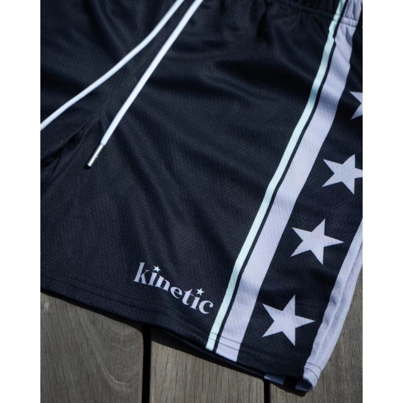 Kinetic Quần Short Thể Thao Đường Phố Phong Cách Mỹ Dáng Rộng Mau Khô Hợp Thời Trang