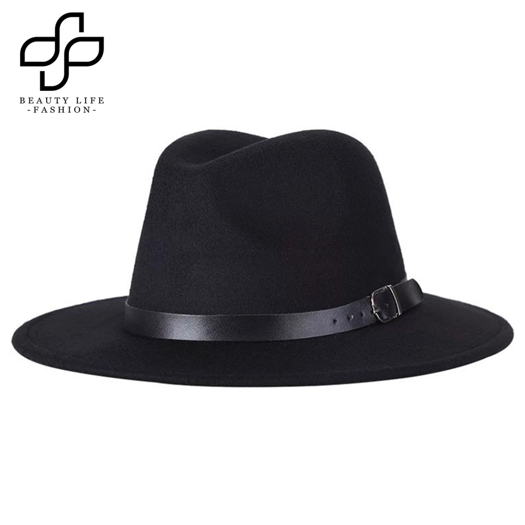 Nón Fedora Thoáng Khí Chống Thấm Nước Màu Sắc Đơn Giản Phong Cách Anh Quốc