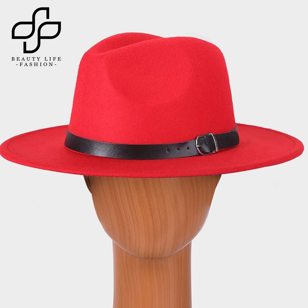 Nón Fedora Thoáng Khí Chống Thấm Nước Màu Sắc Đơn Giản Phong Cách Anh Quốc