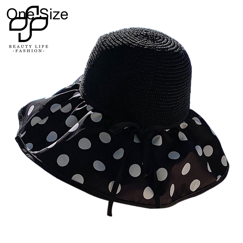 Nón Cối Rộng Vành Chống Nắng Thiết Kế Thoáng Khí Thời Trang Cho Nữ