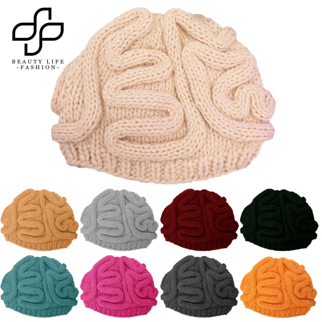 Mũ Len Beanie Họa Tiết Ngộ Nghĩnh Cho Bé Chụp Ảnh