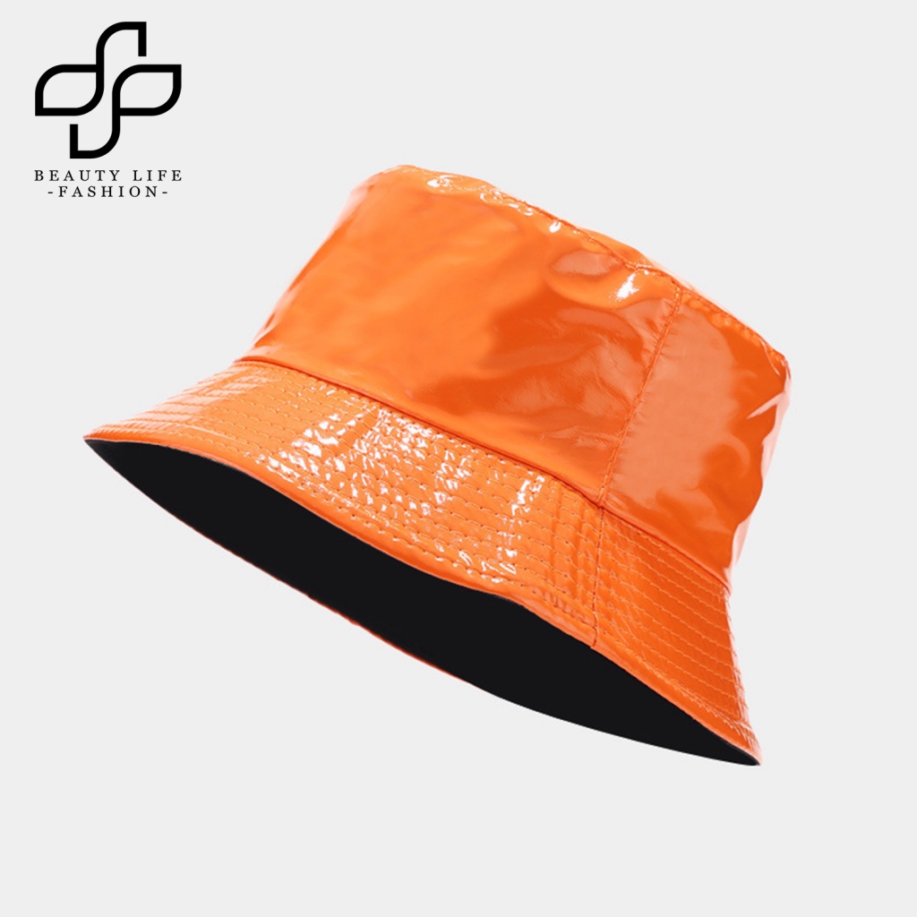 Nón Tai Bèo Vành Rộng Màu Trơn Có Thể Gập Lại Chống Nắng Mùa Hè Cho Nam Và Nữ