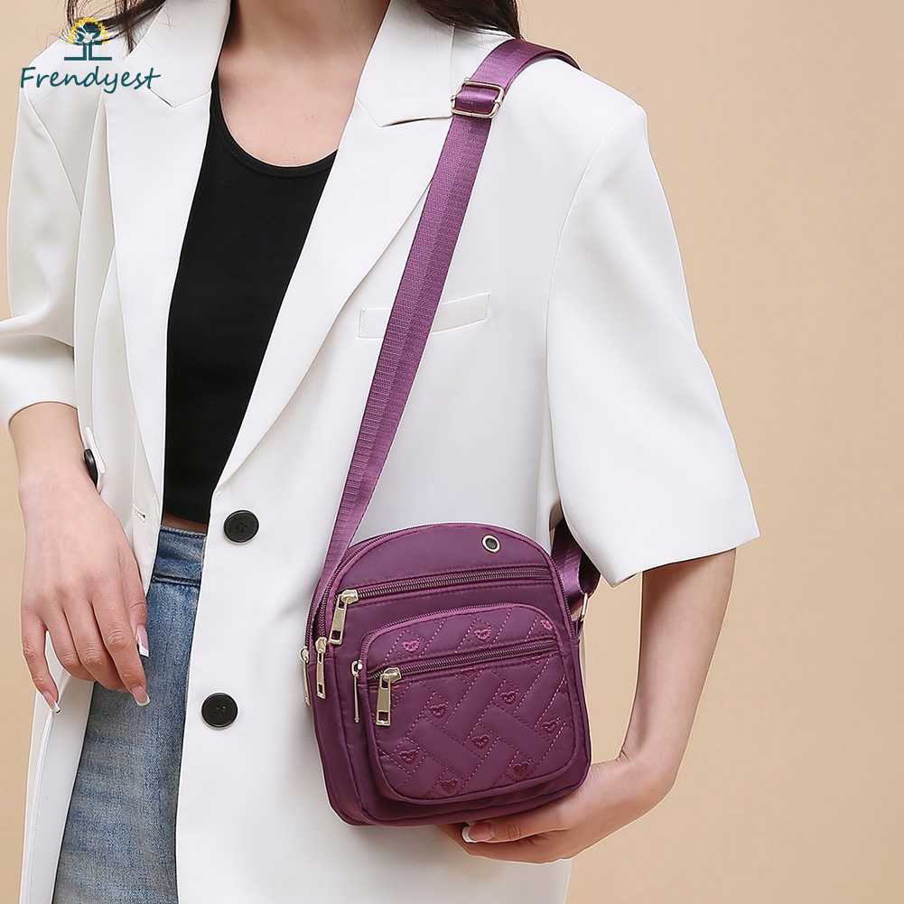 Túi Đeo Chéo Vải Oxford Thời Trang Cao Cấp Dành Cho Nữ Trung Niên