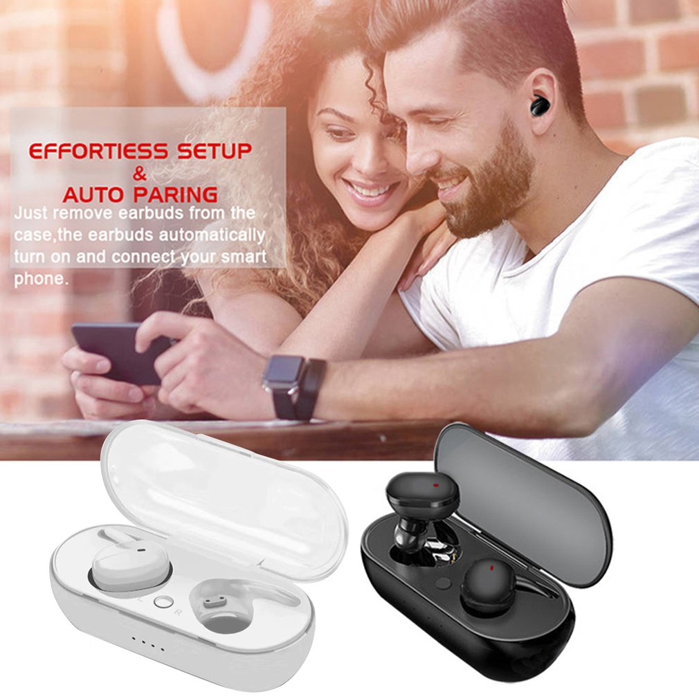 Y30 5.0 Wireless Headphones Noise Canceling Stereo Sound Music In-Ear For Ios And Smartphone [Q/10]
