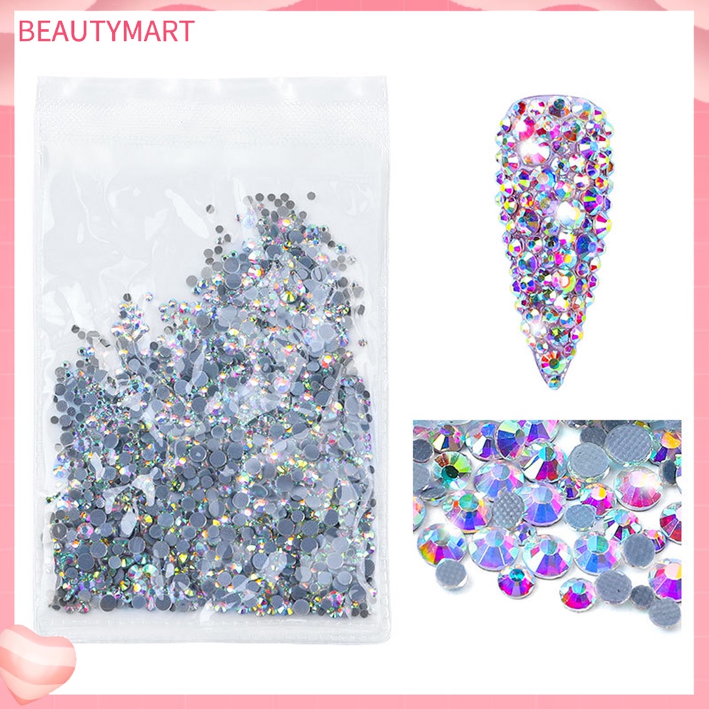 Set 1440 Hạt Đá Kim Cương Giả Lấp Lánh Dùng Trang Trí Móng DIY