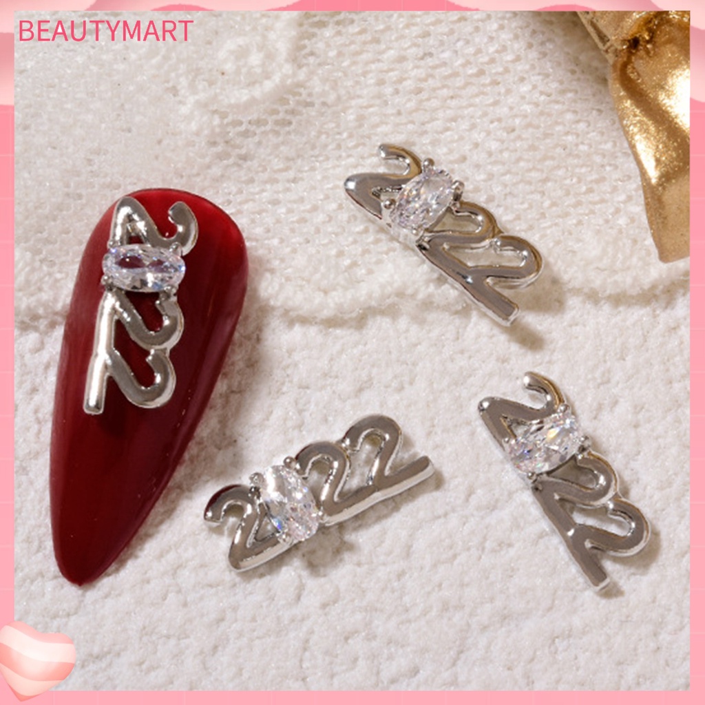 Phụ Kiện Đính Đá Zirconia Trang Trí Móng Tay Mừng Năm Mới 2022