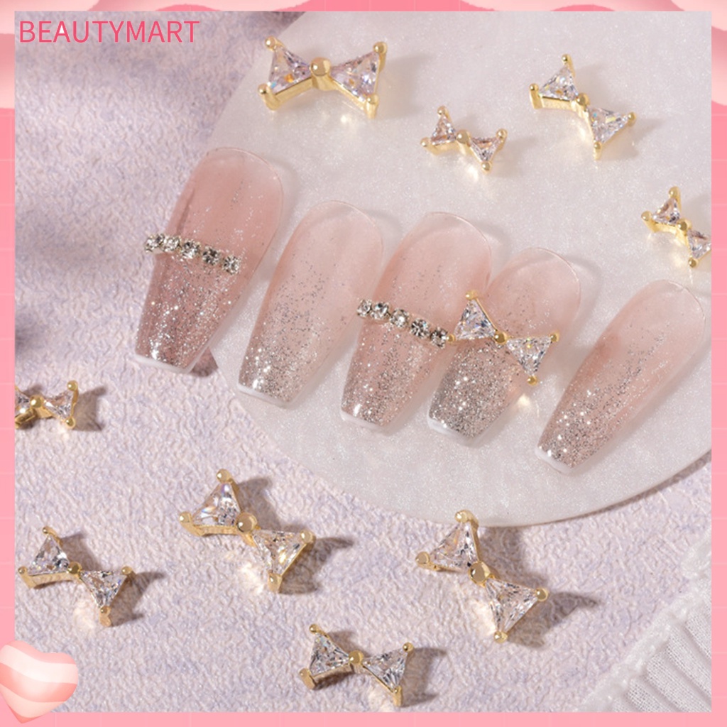 Đá Zirconia 3D Trang Trí Móng Tay Nghệ Thuật Chống Ăn Mòn Dành Cho Nữ