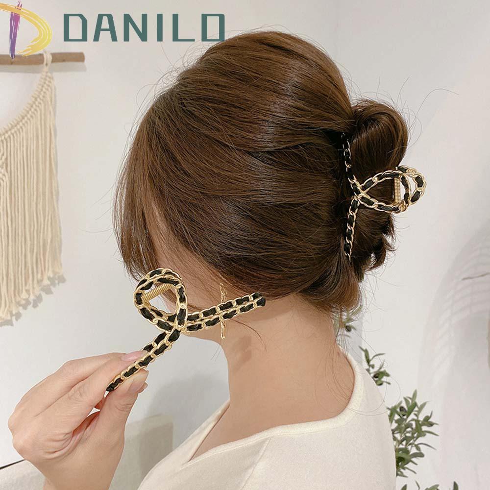 Danilo Dây Buộc Tóc Đuôi Ngựa Bằng Da Phong Cách Hàn Quốc Đơn Giản Cho Nữ