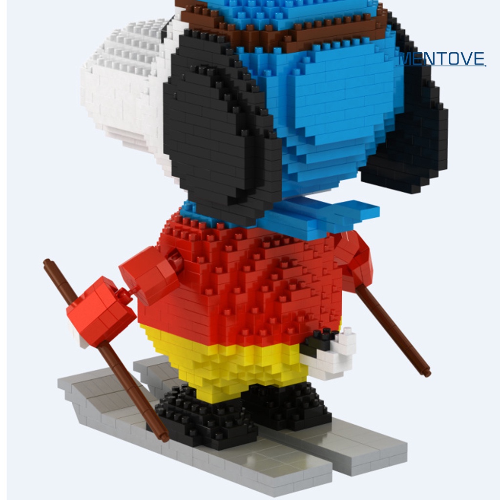 [MT] Đồ Chơi Mô Hình Lắp Ráp Chú Chó Snoopy Cổ Điển Để Bàn Trang Trí DIY