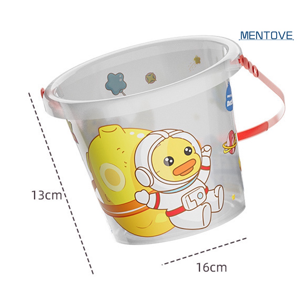 Set 14 Dụng Cụ Đào Cát Hình Chú Vịt Hoạt Hình Có Thể Tái Sử Dụng