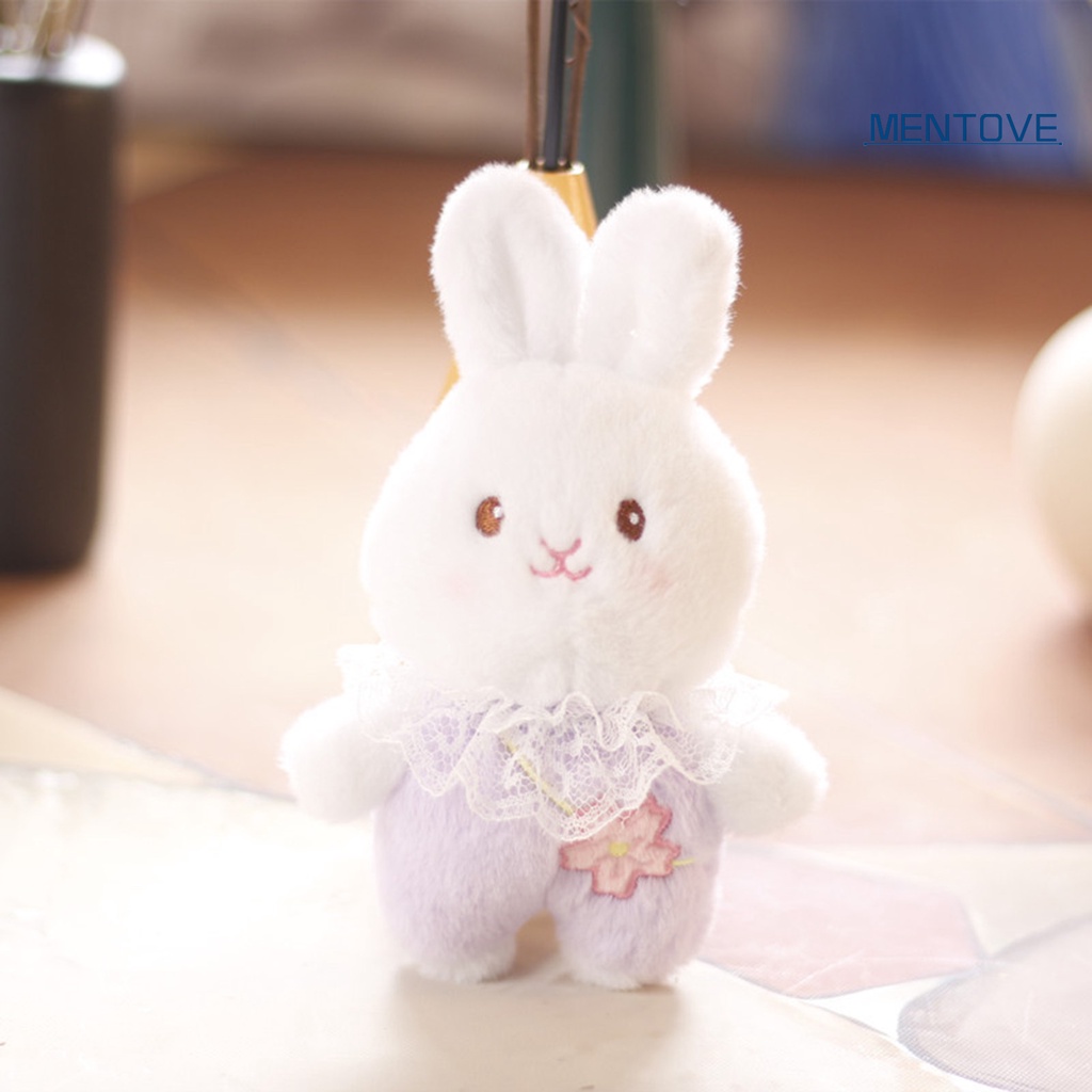 Móc Khóa Thỏ Nhồi Bông 12cm Dễ Thương