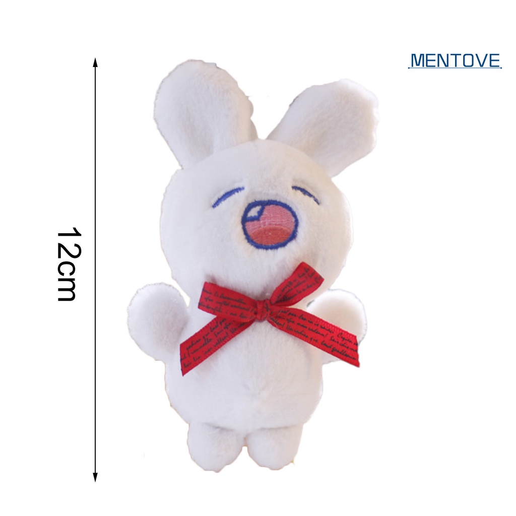 Thỏ Nhồi Bông 12cm Treo Móc Khóa Trang Trí Hoạt Hình