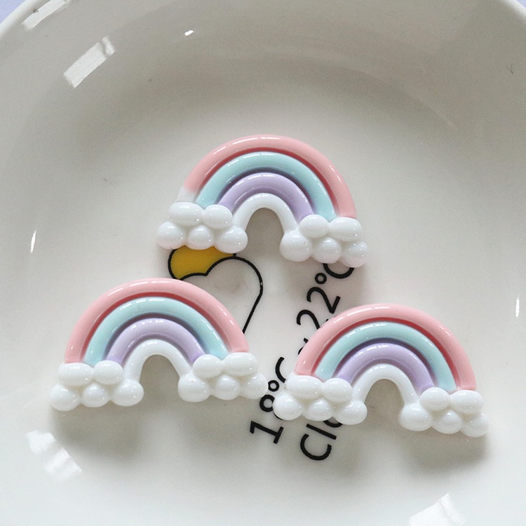 Phụ Kiện Trang Trí Giày Crocs Cầu Vồng Họa Tiết Hoạt Hình My Melody Jibitz Charm Cloud Jibitz DIY