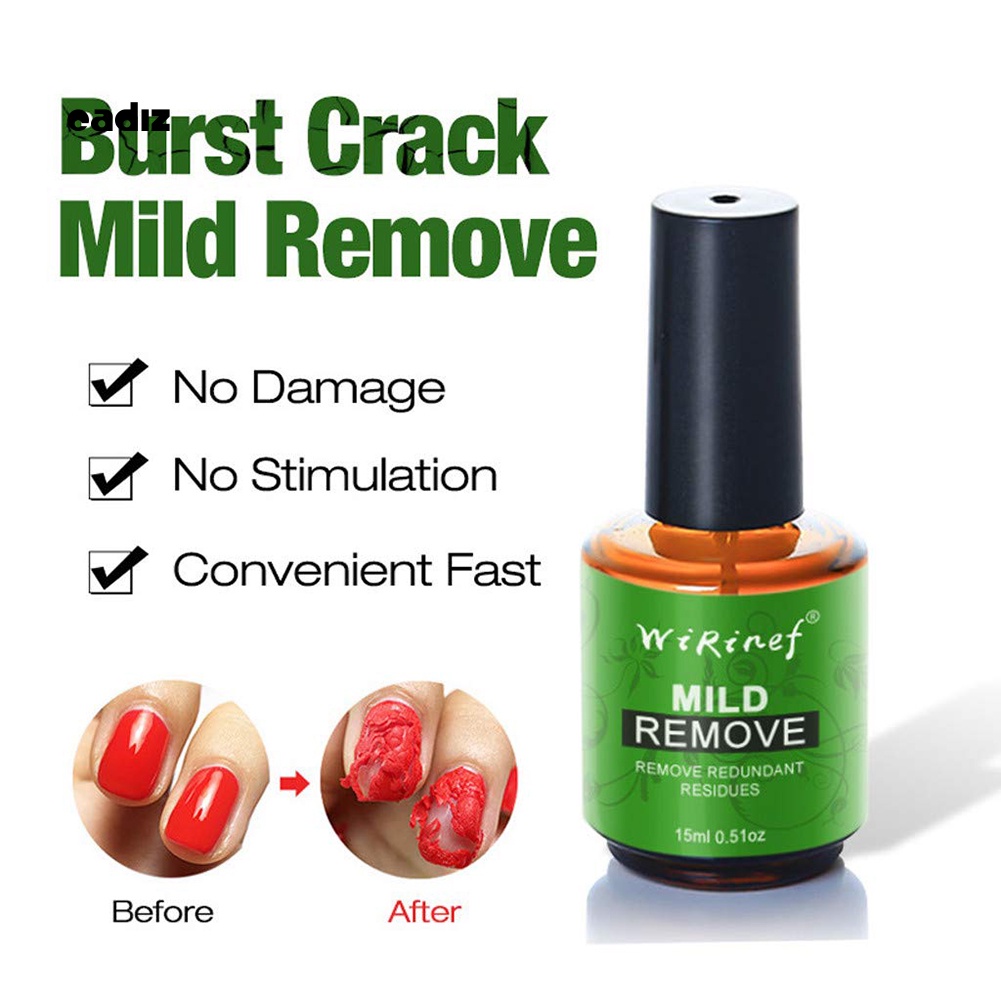 Dung Dịch Loại Bỏ Sơn Móng Tay 15ml Có Đèn LED UV