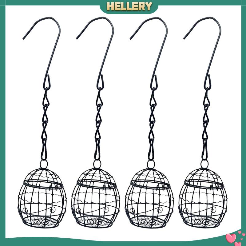 Set 4 Rổ Đựng Thức Ăn Cho Chim Cảnh Gắn Sau Sân Vườn Tiện Dụng
