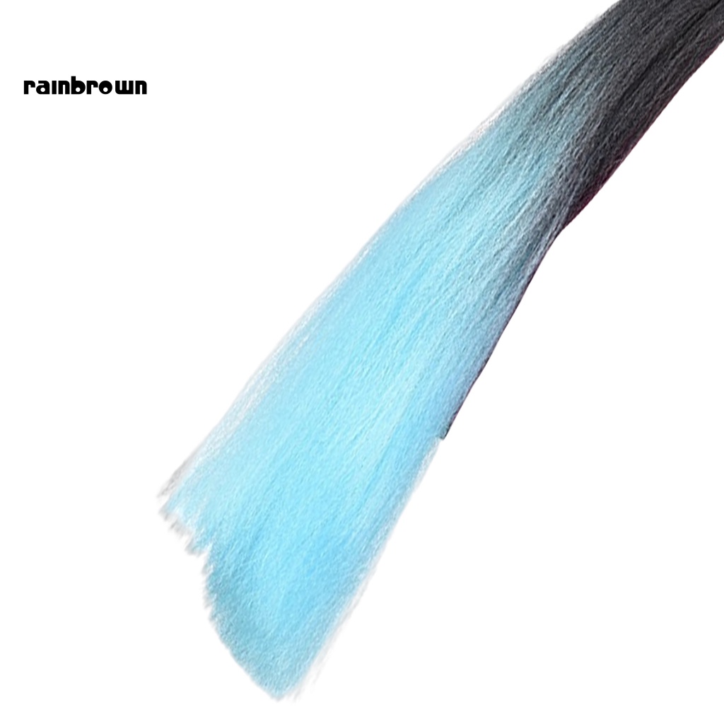 &lt; Rainbrown &gt; Set 2 Mũ Bảo Hiểm Xe Máy Bện Sợi Đuôi Ngựa Có Thể Tháo Rời Nhỏ Gọn Màu Sắc Tươi Sáng