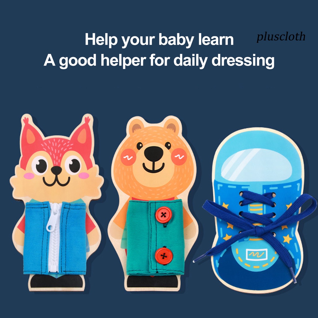 Set 3 Đồ Chơi Giải Trí Hình Hoạt Hình Đầy Màu Sắc Có Khóa Kéo DIY