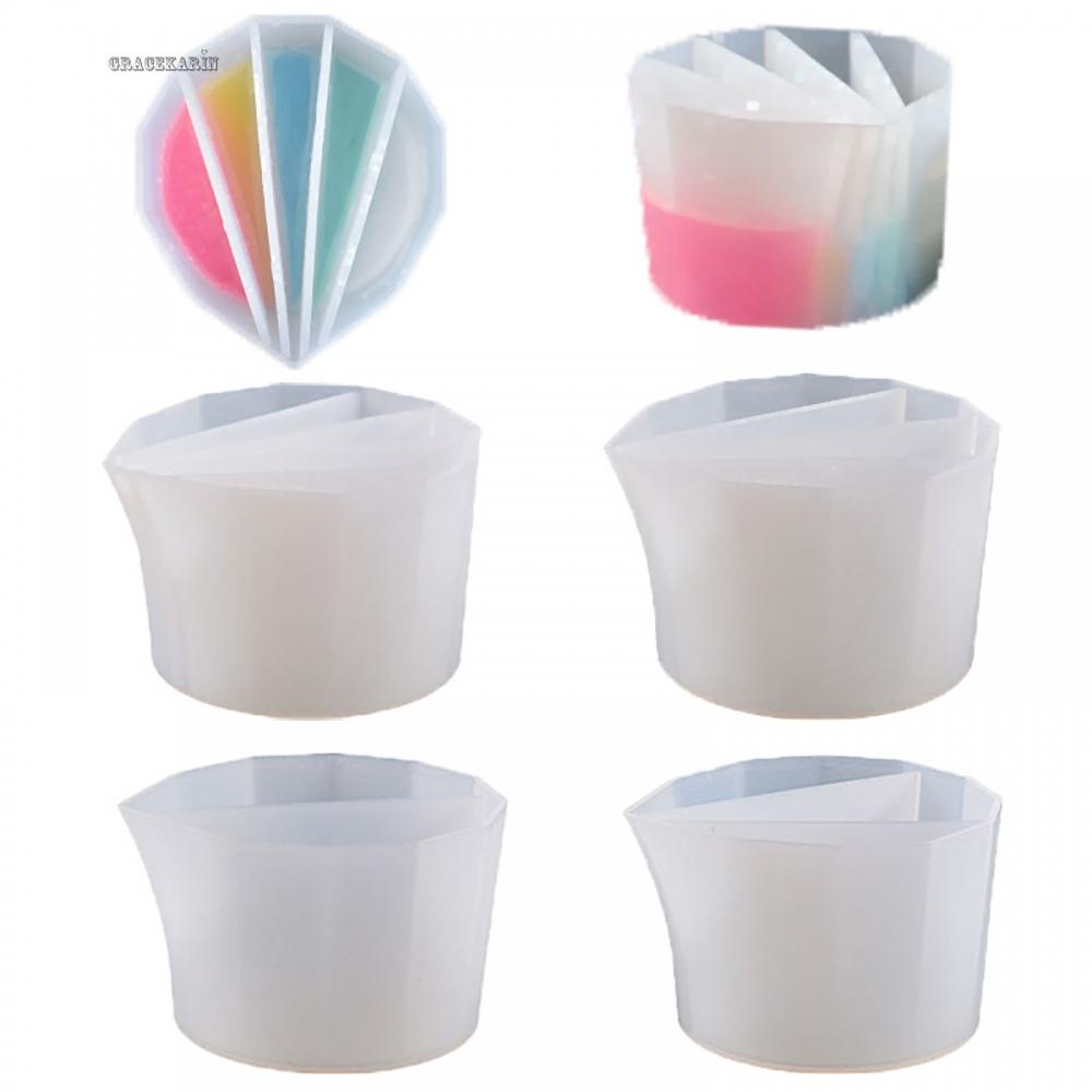 【GRCEKRIN】Silicone Diverter Reusable School Painting Accessories 2/3/4/5 Channel 4 Piece