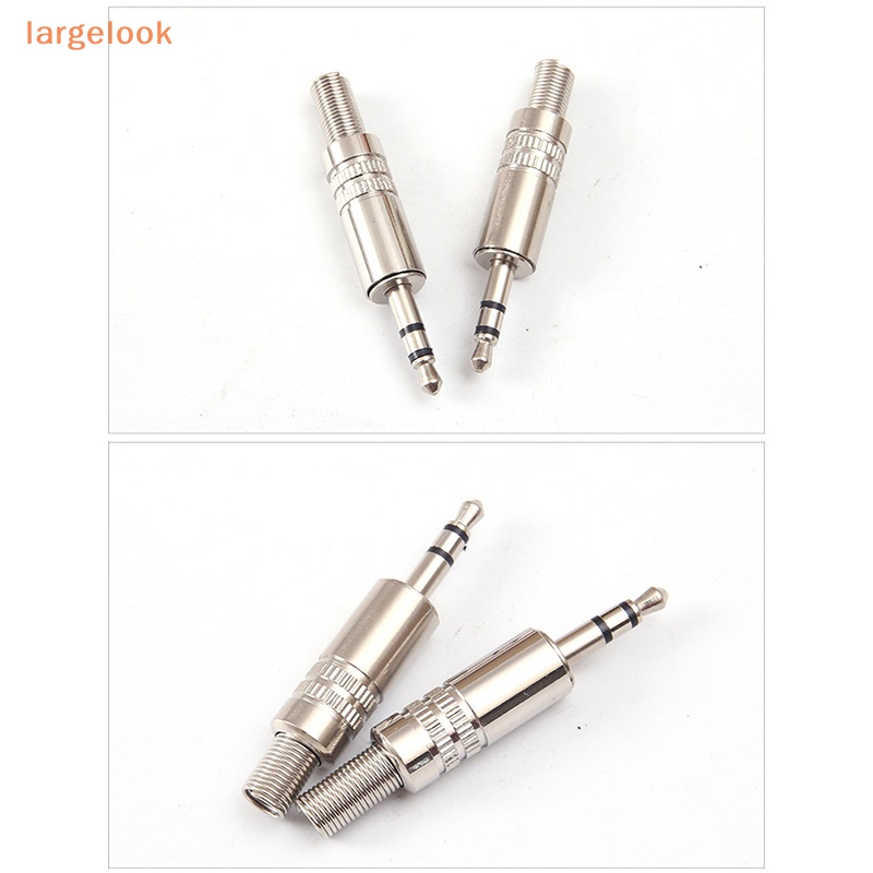 Set 10 Dây Cáp Nối Âm Thanh 3 Trục 3.5mm Bằng Kim Loại Chuyên Dụng