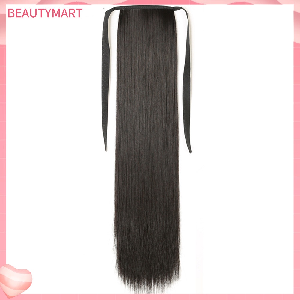 Tóc Giả Đuôi Ngựa Thẳng Dài 45 / 55 / 65cm Hóa Trang Cho Nữ